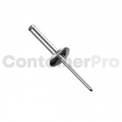 Aluminum Rivet Std Dome Large Flange 15.9-19mm - ASL-0612 (250pcs/pack)