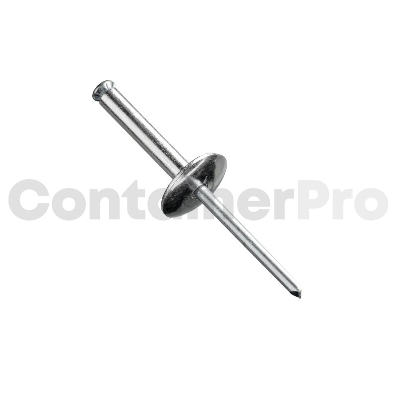 Aluminum Rivet Std Dome Large Flange 15.9-19mm - ASL-0612 (250pcs/pack)